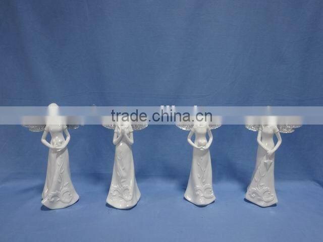 white angel decorations porcelain holiday decorations