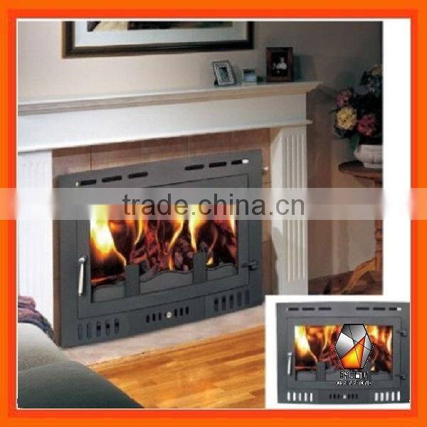 Modern cast iron insert stove with CE ST007