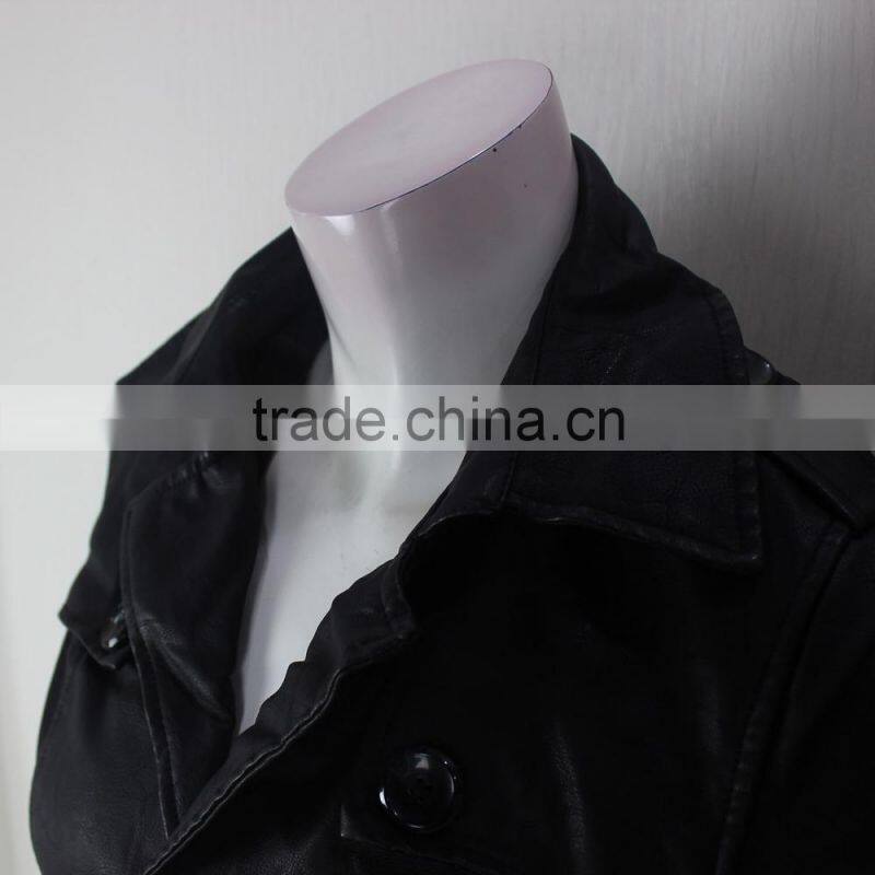 WOmen Leather Duster Coat
