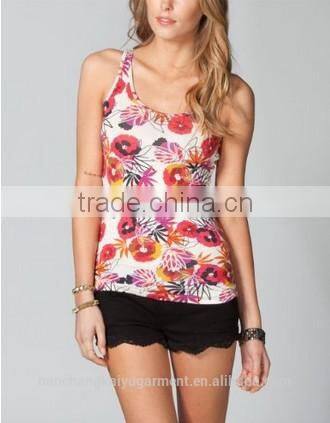 Summer cool fashion fit ladies casual tank top