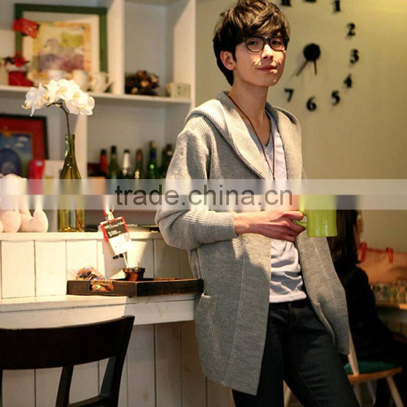 Knitting coat sweaters for men cashmere tops sweater school cardigan