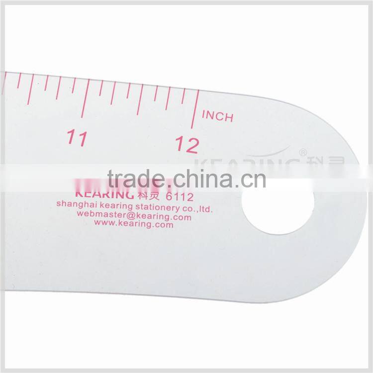 12" styling design ruler french curve ruler#6112