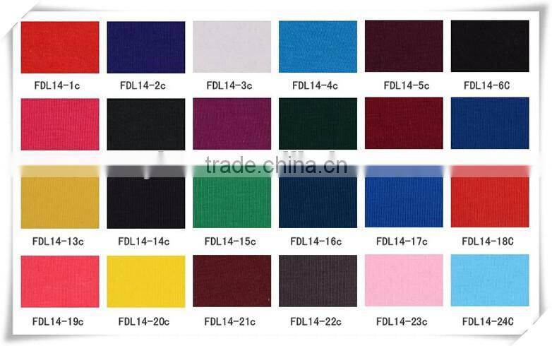 70"wide 160g/sqm cotton spandex fabric,95% cotton 5% spandex knitted fabric