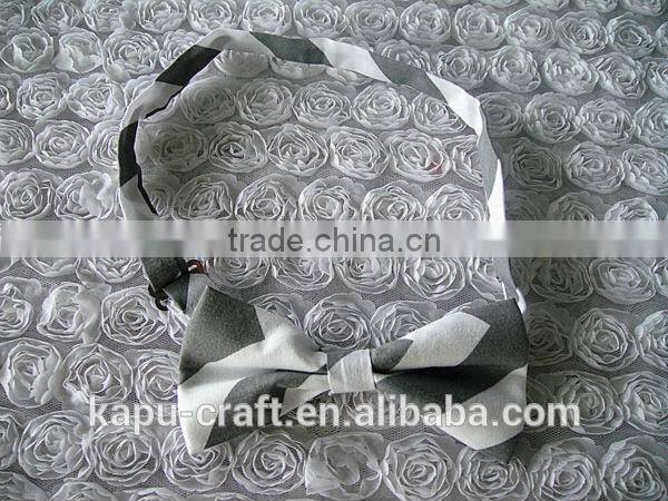 New arrival chevron baby bow tie