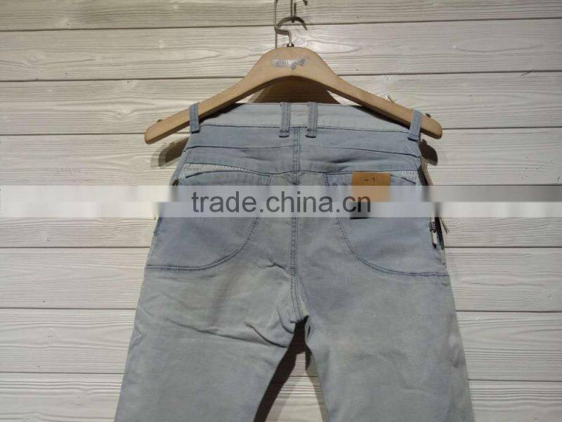 GZY latest new style fashion price of denim jeans men pants