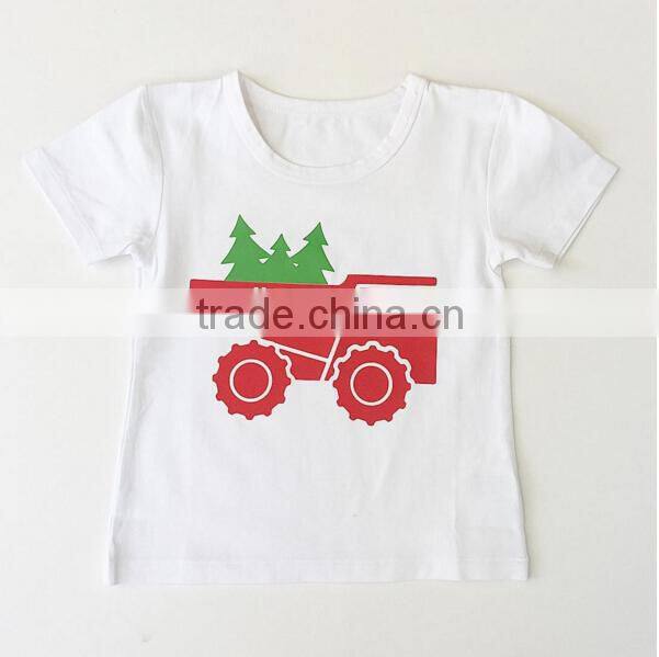 Hot sale cheap fashion custom wholesale kids baby children's boutique short sleeve cotton printed promotion t-shirt