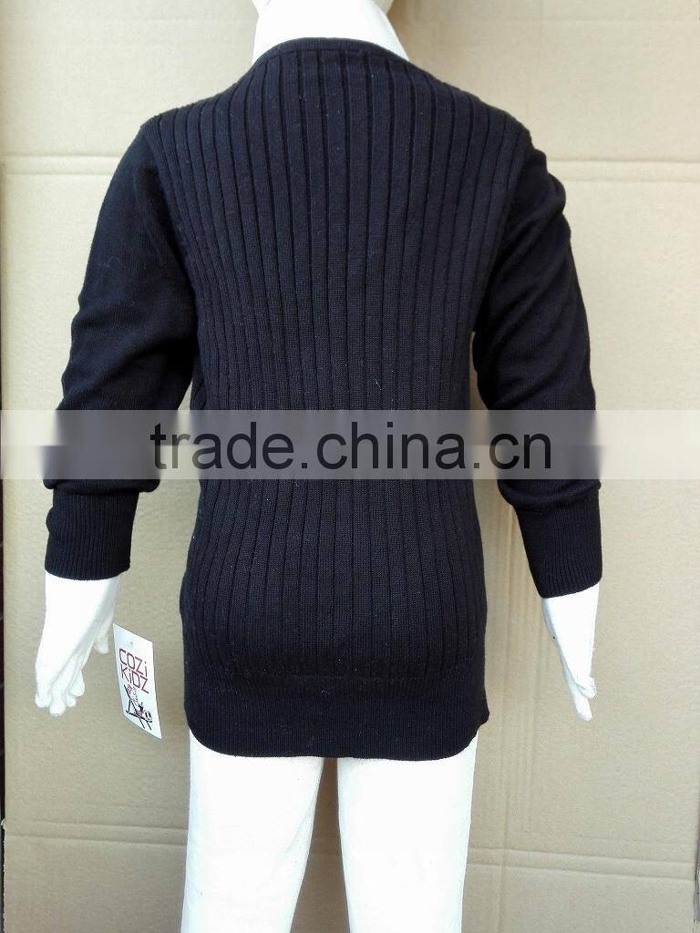 sales cheap cottton knitted kids boys pullover sweater