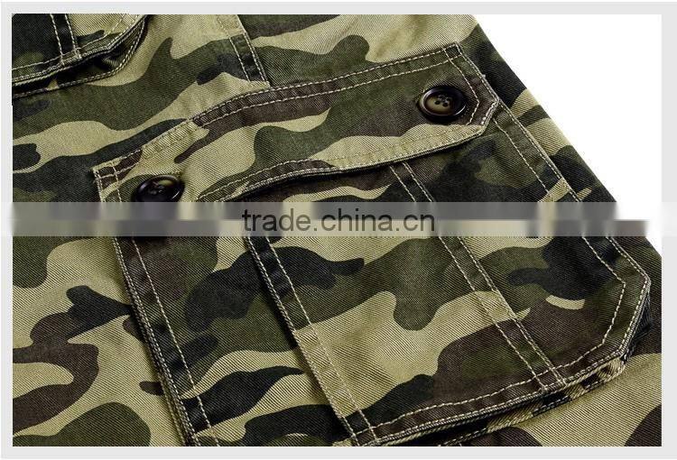 Mens Military Cargo Shorts 2016 Brand New Army Camouflage Shorts Men Cotton Loose Work Casual Short Pants Plus Size No Belt