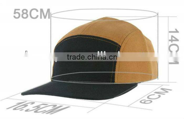 Militery custom camo 5 panel hat pattern