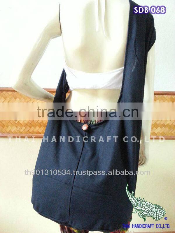 Large Cotton Shoulder Bag Hippie Boho Sling Crossbody