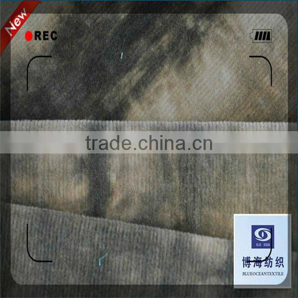 100%cotton velvet printed fabric