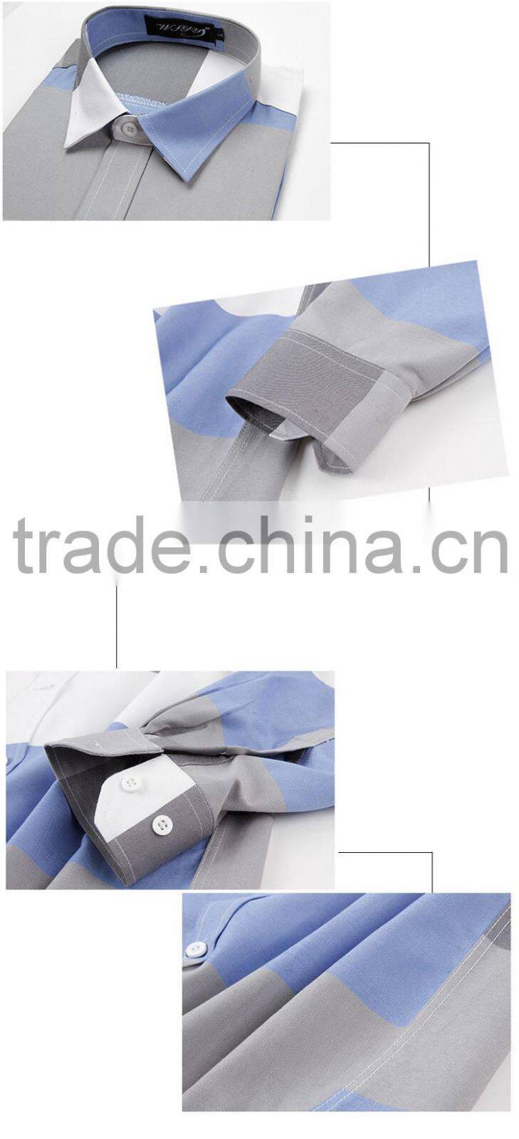 Yiwu shirt manufacturer customise fancy men european dress shirts