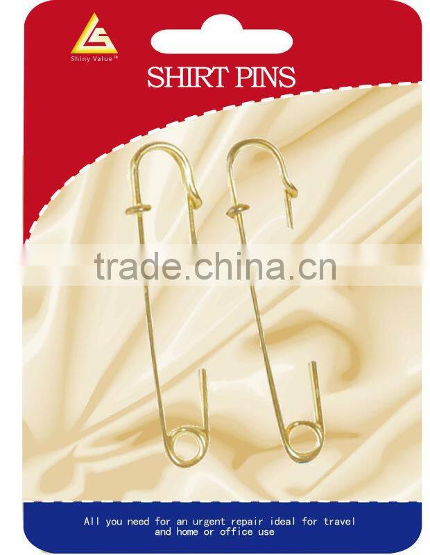 Wholesale various colors decorative metal safety pins