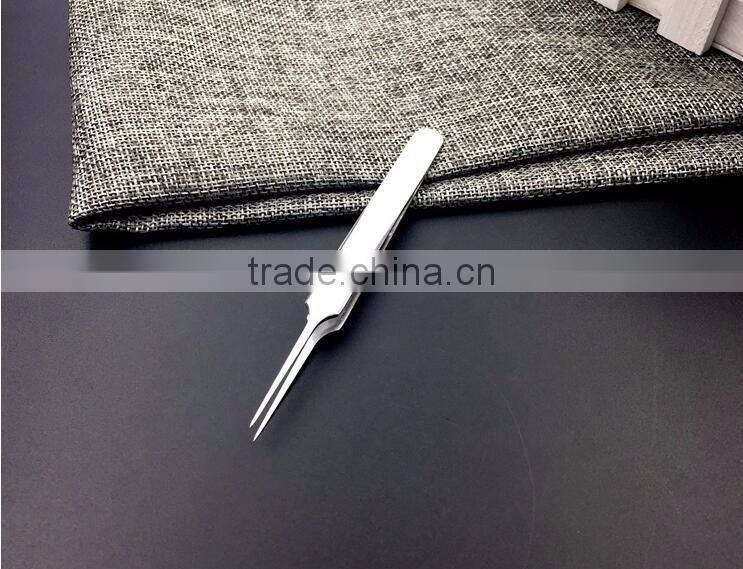 Curved acne clip tweezer extractor needle blackhead Comedones Whitehead remover