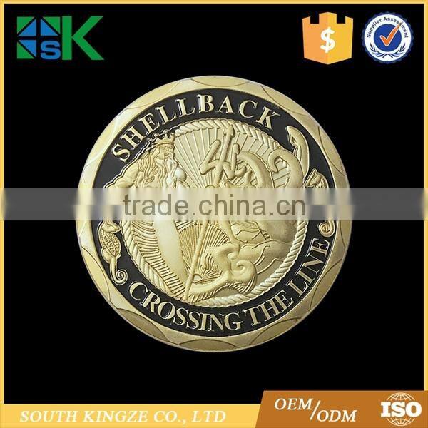 United States Navy Shellback Cross the Line Military Challenge Coin USN