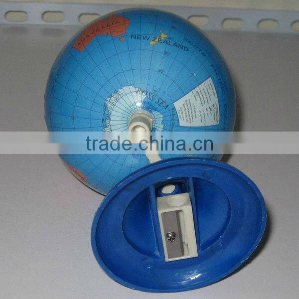 Small plastic globes