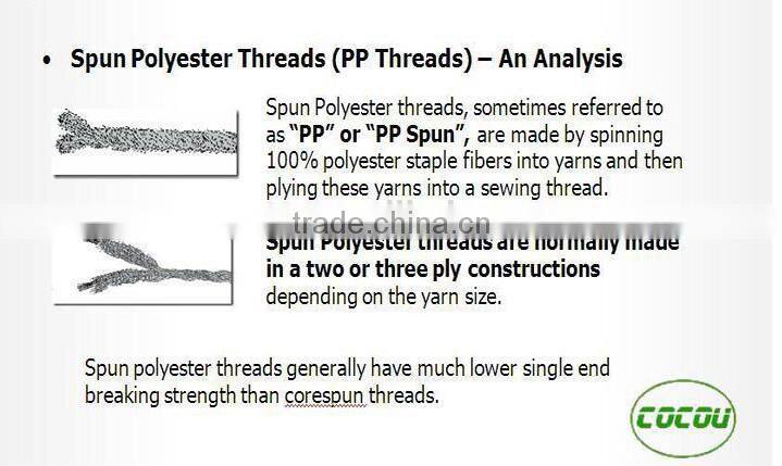 core spun sewing threhad for jeans