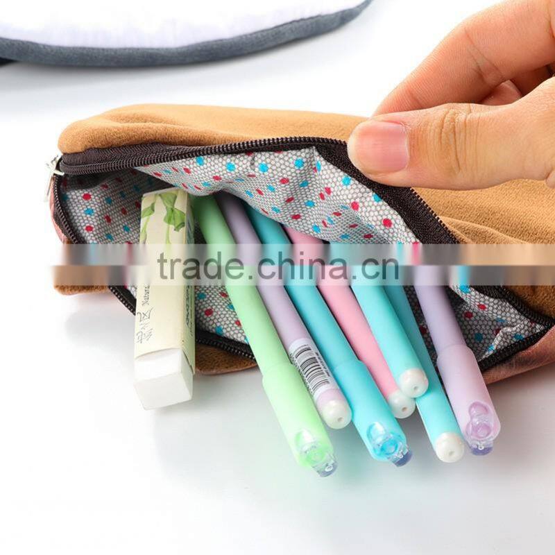 Hot sale custom 3D cool animal printed pencil bags for kids