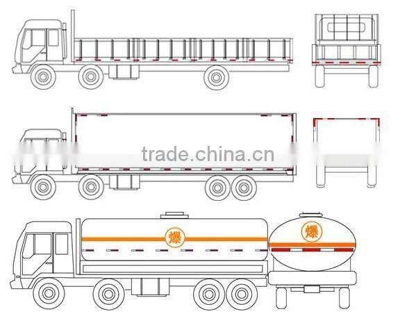 Waterproof sheeting reflective tape in 2KG gross weight