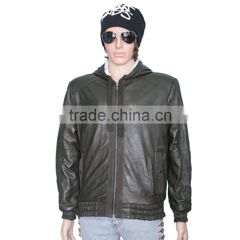 Leather Jacket with fur lining