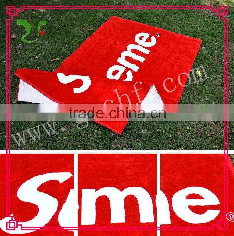 100% cotton reactive printed sports towel