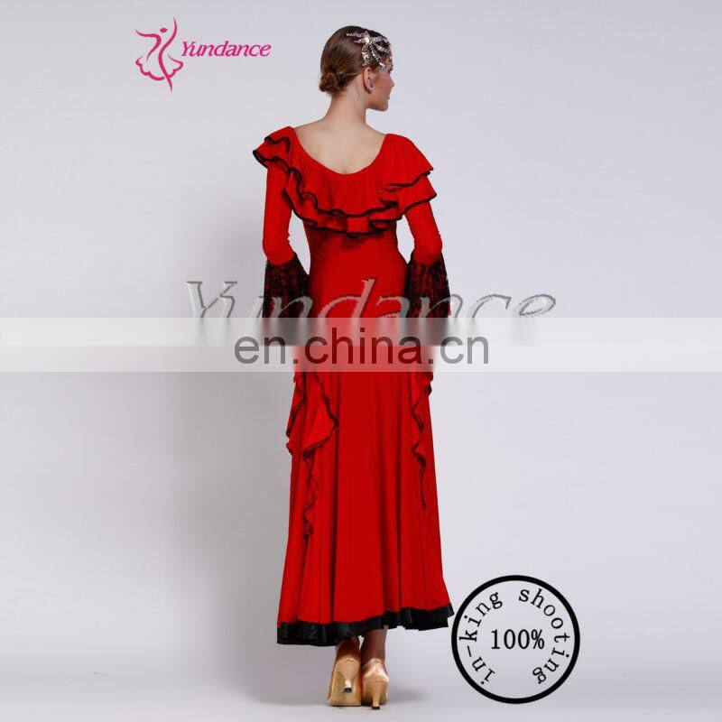 New fashion professional flamenco ladies dress 2015 M-01