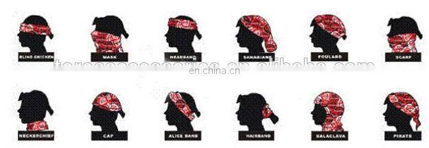 FASHION SPORT BANDANA COLLARS MUFFLER MULTIFUNCTION MAGIC SCARF