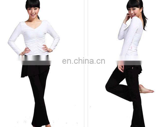 Ladies fashion long sleeve yoga wear