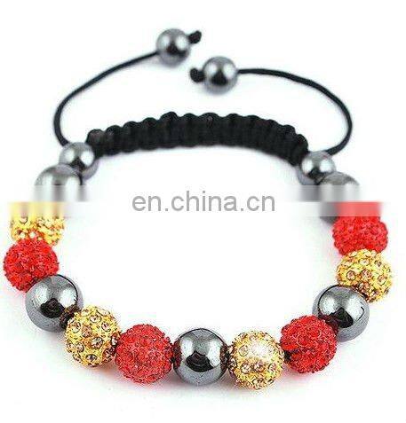 Disco crystal ball shambala bracelets
