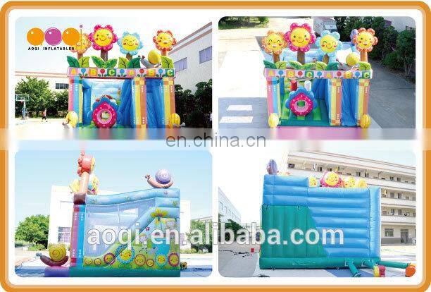AOQI newly design inflatable amusement park/gymnastics equipment for kids