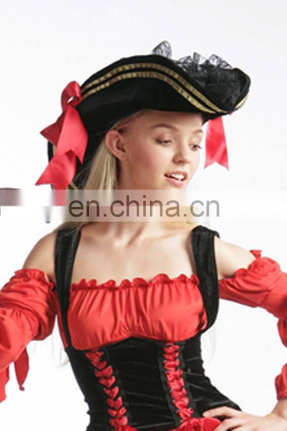 Beauty`s Love Halloween Costume Hat Sexy Women Pirate Hat