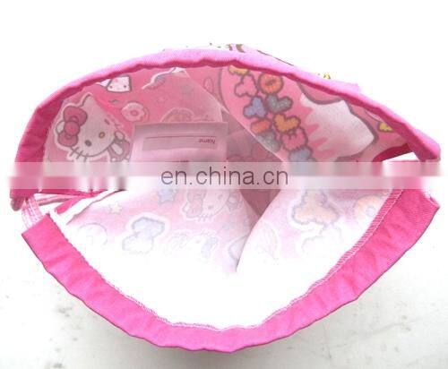 cute kitty foldable lunch bag cartoon drawstring bag portable gift bag shopping bag shoulder bag recycling handled nylon bag
