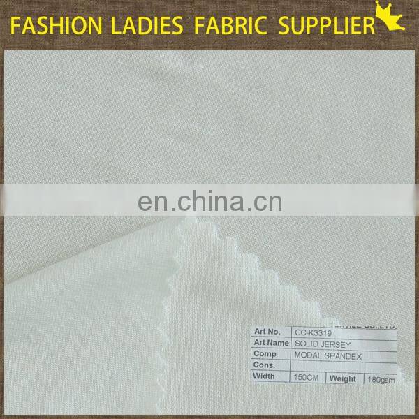 Garment use jersey knit fabric solid jersey single jersey fabric