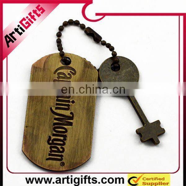 Fashion metal dog tags necklace for men