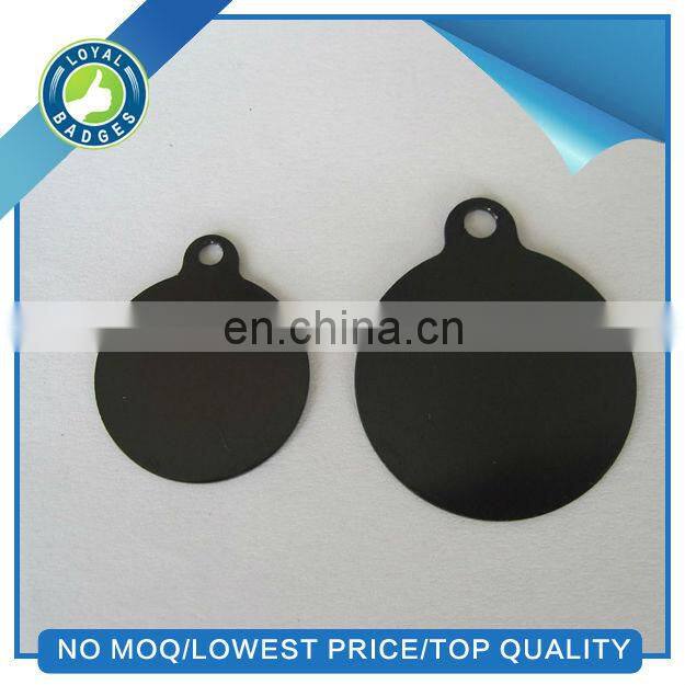 gold plated blank dog tags