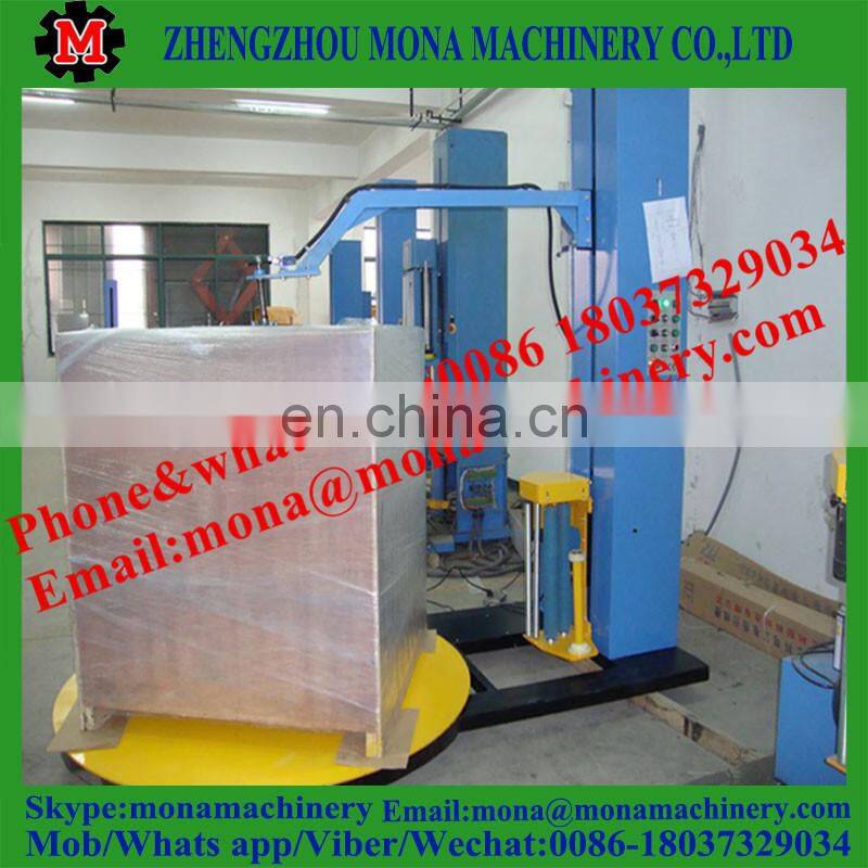 Multipurpose plastic pallet strap shrink wrapping machine