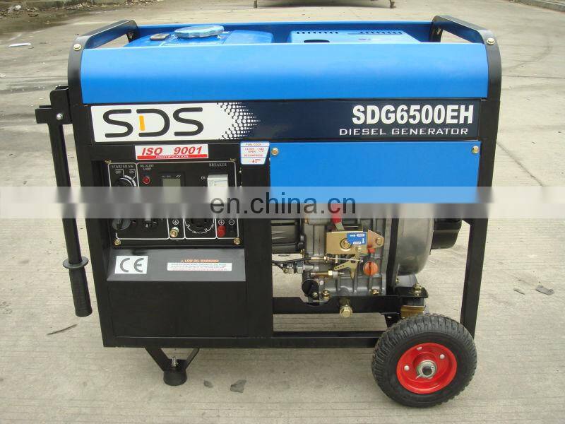60hz 5kw three phase open type diesel generator