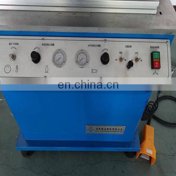 glass curtain wall price/V-shape 45 degrees Cutting Saw