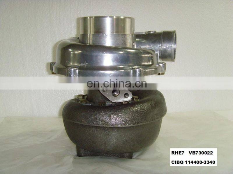 RHE7 Turbocharger VB730022 71456285 114400-3340 CIBQ Turbo for ISUZU Excavator Construction 6SD1T Engine parts