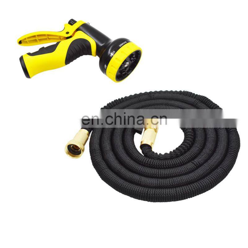 3X Stronger Deluxe 25 FT Expandable Flexible Garden Water Hose+Spray Nozzle