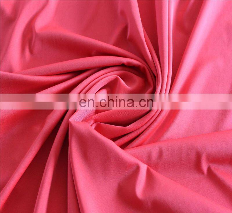 chinese wholesale 92% polyester 8% spandex two way stretch fabric for dresses