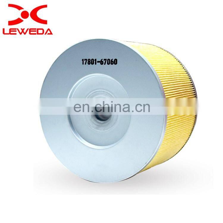 China factory car air filter element 17801-67060 auto air filter