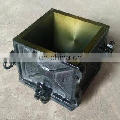 One Gang 4 part 150mm Cast Iron Laboratory Cube Mould 150*150*150mm Concrete Cube Moulds