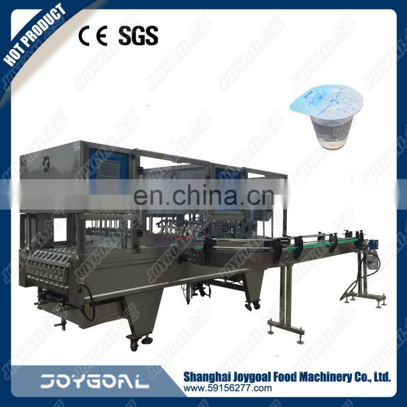 shanghai joygoal Fruit juice production line/water cup jam filling sealing machine