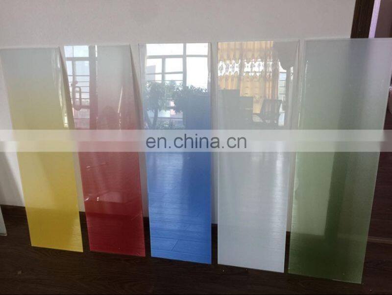 Colourful tempered glass/gradual color change glass with EN12150 certificate