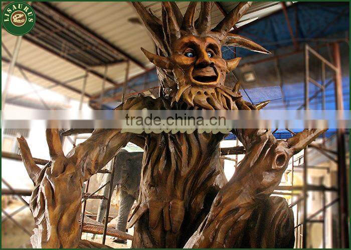 Lisaurus-J Thrilling Halloween animatronic talking tree for decoration