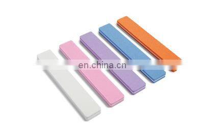 Professional Round abrasive Sponge Custom Printed 80 100 120 150 180 240 grit finger nail file