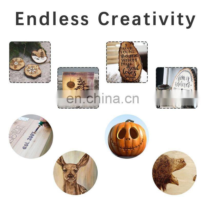 Woodburning Soldering Tool Set 22 Interchangeable TIPS wood burning pens and tips