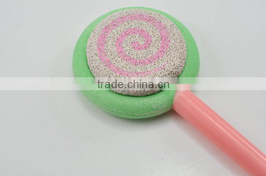 new produce for 2015 cute SWEET BONBON Foot Cleaner And Foot Brush Foot File