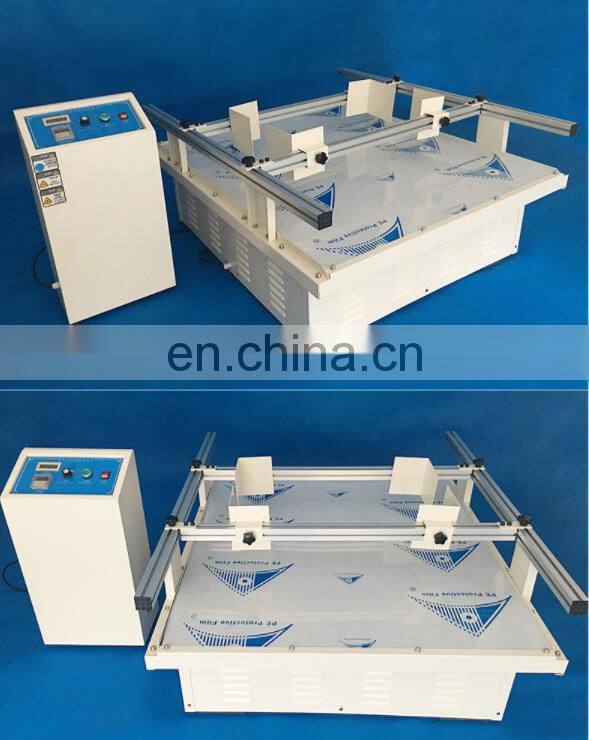 10 years manufacturer 60kg vibrating table / transport simulation vibration test